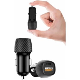 Resim Depomıx Araç İçi Hızlı Şarj Soketi 38w Oto Çakmaklık Type-c Araba Çakmaklık 