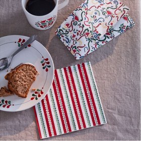 Resim VINTERFINT Desenli Peçete Çok Renkli 38x38 cm 30 adet 