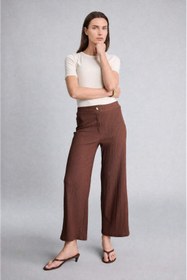 Resim DeFacto Culotte Düz Paça Bürümcük Pantolon H8605AX26HS 