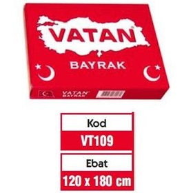 Resim Vatan Türk Bayrağı 120x180 VT109 