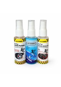 Resim Automix Mini Bakım Seti Torpido Sütü, Parfüm, Lastik Parlatıcı 1 Set 