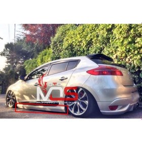 Resim Renault Megane 3 Custom Marşpiyel Tk Fiberglass Boyasız 