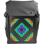 Resim Divoom Pixoo Backpack M Ledli Sırt Çantası Siyah 