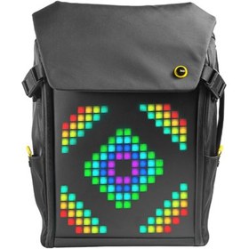 Resim Divoom Pixoo Backpack M Ledli Sırt Çantası Siyah 