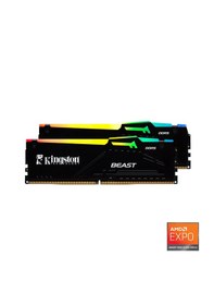 Resim Kingston Beast KF564C32BBEAK2-32TR 32 GB (2x16) DDR5 6400 MHz CL32 Ram 