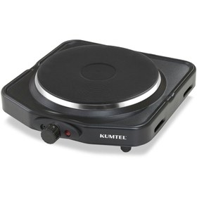 Resim KUMTEL Siyah Elektirikli Setüstü Hotplate Ocak 