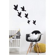 Resim Eyba Sticker Kuşlar Duvar Sticker (6’lı) - Home Sticker - Duvar Sticker 
