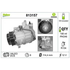 Resim Mercedes Sprinter 313 Cdi Klima Kompresoru 2001-2011 Valeo 813157 