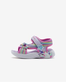 Resim Skechers Unıcorn Dreams Sandal-dreamy Unıcorns Küçük Kız Çocuk Mor Işıklı Sandalet 303107n Lvmt 
