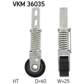 Resim Skf Vkm36035 Alternatör Gergi Rulmanı Kollu Megane 1.9dcı Scenic 1.9d 99 03 Espace Iıı F9q 8200065970 