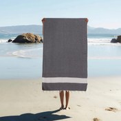 Resim Homedius Diamond Pamuk Peştamal 100x180 cm Siyah 