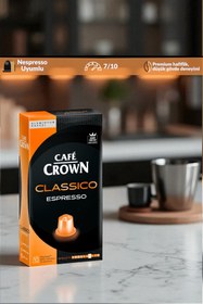 Resim Cafe Crown 120'li Kapsül Kahve Nespresso Uyumlu Mega Paket - 120 Al 60 Öde! 