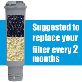 Resim Krups Claris F088 Aqua Filtre Sistemi Için 1 Adet Espresso Makinesi Su Filtresi, Siemens, Nivona, Gaggenau, Aeg, Neff (Yurt Dışından) 