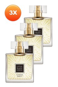 Resim Avon Little Black Dress Summer Party Kadın Parfüm Edp 50 Ml. Üçlü Set 