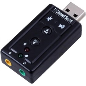 Resim nelerbulurum 7.1 Usb Ses Kartı Harici External Usb Sound Kart Virtual 3d Çevirici adaptör 