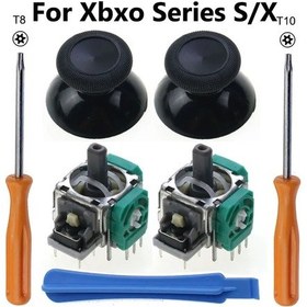 Resim Xbox Serisi S İçin X-jcd Ps3 Ps4 Pro Slim Ps5 3d Analog Joystick Çubuk Sensörü Modülü Potansiyometreler Thumbstick 