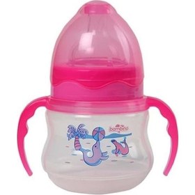 Resim Bambino PP Geniş Ağızlı Kulplu Biberon-Pembe 150 ML 