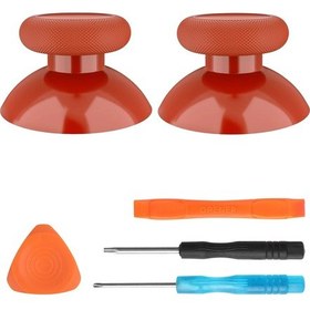 Resim Kırmızı Düğme-3d Og Joystick Yedek Başparmak Çubuğu Sapları Xbox Serisi Sx Denetleyici İçin Kapak Kapak Düğmeleri 