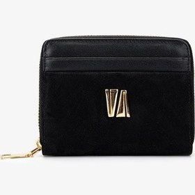 Resim Valmenti Kadın Hakiki Deri Siyah Cüzdan 301 Rose Bn Cuzdan Y24 Syh Dr/syh Nbk Siyah 