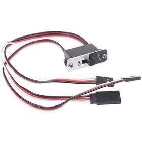 Resim 1 Adet Rc Anahtarı Açma-kapama Yedek Erkek Fişli Ağır Hizmet Tipi Futaba Konnektörlü 