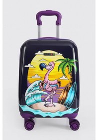 Resim Flamingo Çocuk Valizi Ççs 5258 Lacivert Lacivert 