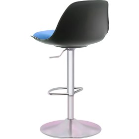 Resim Boombar Nadya Bar Sandalyesi - Mavi Deri - 9537S0119 