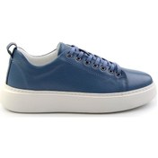 Resim Bambi Mavi Leather Erkek Sneaker E01759700003 