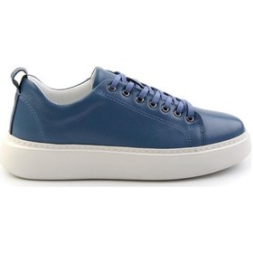 Resim Bambi Mavi Leather Erkek Sneaker E01759700003 