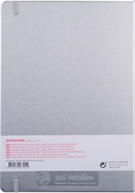 Resim Talens Sketchbook Sert Kapak Eskiz Çizim Defteri 21x29 Cm. Gümüş 