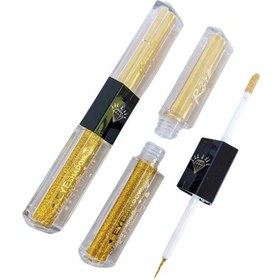 Resim Roesia Rose Cosmetics Çift Taraflı Simli Likit Far Simli Eyeliner No:3 