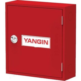 Resim 1" Tek Kapaklı Saç Kapak 30 Mt Hortumlu 0.90 Mm Yangın Dolabı Tse' Li Sıva Üstü Alperen 