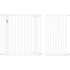 Resim Metal LED Güvenlik Kapısı, 45 cm Uzatma Parçalı - Beyaz 