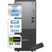 Resim Lenovo Thinkcentre Neo 50T Gen5 Intel Core I7 14700 16GB Ddr5 512GB SSD Freedos Nvidia GT730 4gb Masaüstü Bilgisayar 73012UAS0GL00F02 + Zetta Flash Bellek 