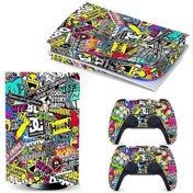 Resim Ps 5 Skin Disc Edition Anime Konsolu Ve Denetleyicisi Vinil Etiket, Dayanıklı, Çizilmeye Karşı Dayanıklı, Hassas Hizalı, Play-station 5 İle Uyumlu 