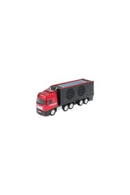 Resim Torima Bluetooth Hoparlör Güneş Enerjili Tır Tasarımlı FM USB AUX Speaker D45 Kırmızı 