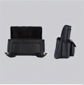 Resim Honeybeeshop Siyah Car Storage Bag Ve Depolama Alanı Yapay Deri Koltuk Arası Asılı Cüzdanlık Suv Mpv 