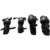 Resim Motosiklet Dizlik Ve Dirseklik Takım Plastik Korumalı Model 4 