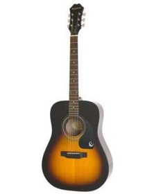 Resim Epiphone Aj-220S Solid Top Akustik Gitar Vintage Sunburst 