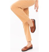 Resim Artı-artı001-7475-505 Hakiki Deri Ortopedik Kadın Bağsız Taba Roc Ayakkabı 001 