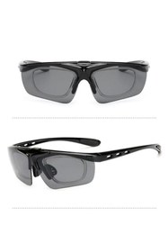 Resim Jwl Bisiklet Outdoor Güneş Gözlüğü Bisikletçi Kayak Rüzgar Korumalı Açılır Mekanizma Flip Up Gözlük 