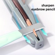 Resim Kullanımı Kolay Kaş Kalemi Bileyici - Güvenli ve Temizlemesi Kolay, Dağınık Olmayan, Hassas Çizgiler İçin Dayanıklı Ahşap Sap, Başlangıçlar İçin Mükemmel, Makyaj Fırçaları ve Araçları 