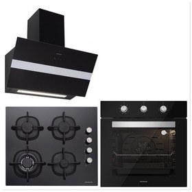 Resim Silverline BO6503B01 - CS5429B01 - 3472 Bold Siyah Ankastre Set 