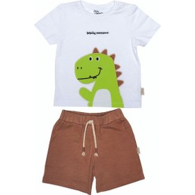 Resim Serbend Sbe-1083 Serbend Erkek Bebek T-Shirt Şort Takım 