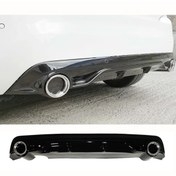 Resim Genel Markalar Peugeot 308 Uyumlu Race Difüzör Piona Black + Egzoz Ucu Kromlar 2013 Ve Üzeri 