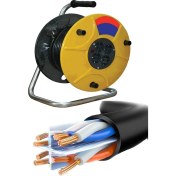 Resim Storemax Makaralı Uzatma Kablo 50 Metre - Siyah 1410 