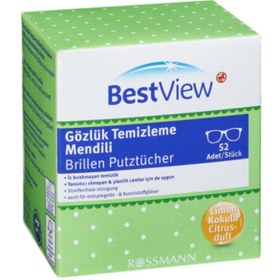 Resim Bestview Gözlük ve Cam Ekran Temizleme Mendili 208 Adet 4 Kutu 