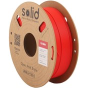 Resim Solid Filament Solid PLA Matte Kırmızı Filament 1.75mm - 1Kg 