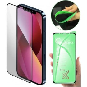 Resim Teknoparkta Apple iPhone 13 Ekran Koruyucu Seramik Nano Cam Esnek Tam Full Kaplayan Kırılmaz 