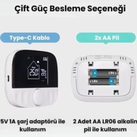 Resim Mabeyn Wifi Akıllı Oda Termostatı, ve Smart Life Uyumlu, Kablosuz 