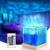 Resim Mundo Venta 16 Renk Uzaktan Kumandalı Şarj Edilebilir Kuzey Işıkları Rgb LED Gece Lambası (Yurt Dışından) 